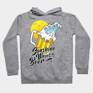 SUNSHINE, WAVES AND BEER - SUMMER Hoodie